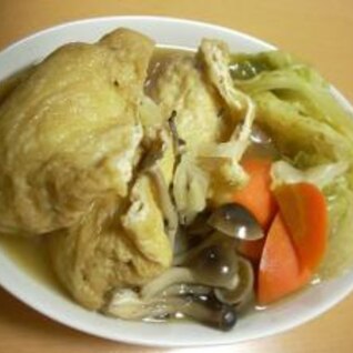 ボリューム満点！豆腐の袋煮